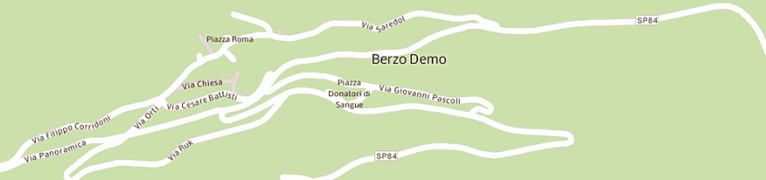 Mappa della impresa baccanelli giuseppe a BERZO DEMO