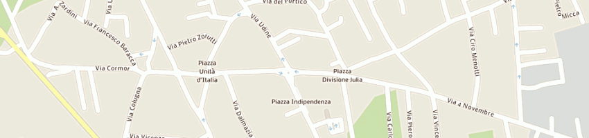 Mappa della impresa municipio a TAVAGNACCO