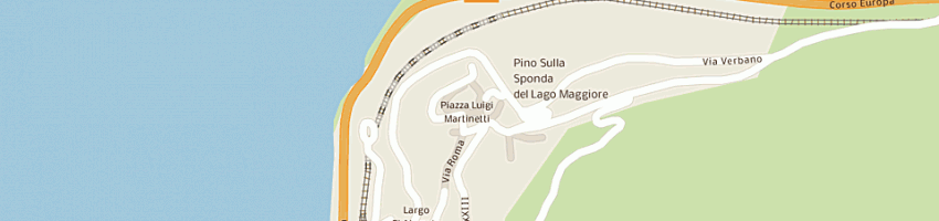 Mappa della impresa ristorante locanda bosoni armando a PINO SULLA SPONDA DEL LAGO MAGGIORE