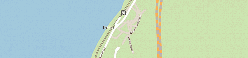 Mappa della impresa municipio di dorio a DORIO