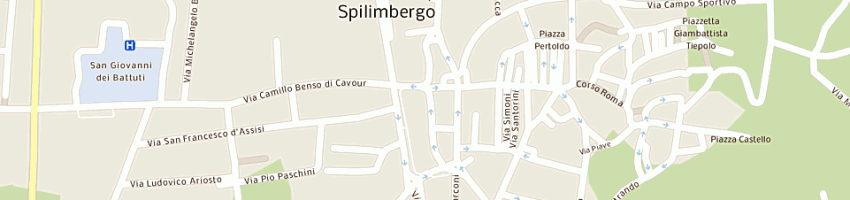 Mappa della impresa filipuzzi alessandro a SPILIMBERGO