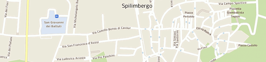 Mappa della impresa amorello paolo a SPILIMBERGO