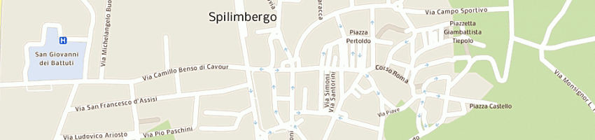 Mappa della impresa lorenzini claudio a SPILIMBERGO