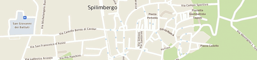 Mappa della impresa del do' a SPILIMBERGO