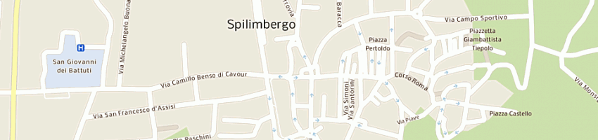 Mappa della impresa tandem di rosset pe c sas a SPILIMBERGO