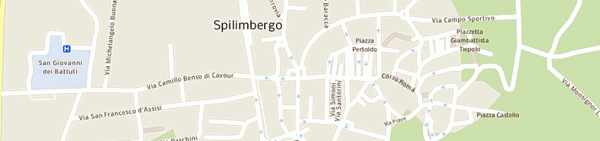 Mappa della impresa picco marco a SPILIMBERGO