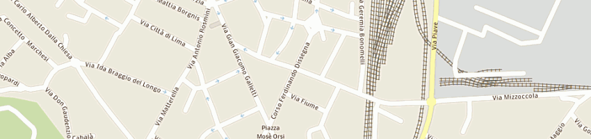 Mappa della impresa bar pizzeria della posta carmelo a DOMODOSSOLA