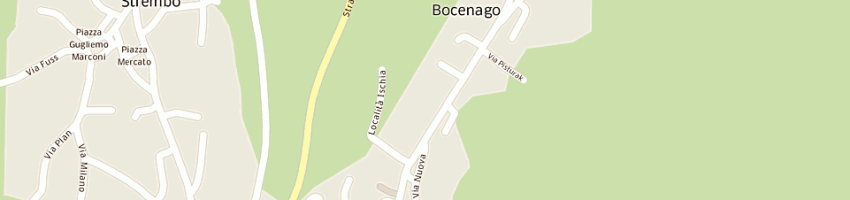 Mappa della impresa carrozzeria dolomiti di fantato luigi e c (snc) a BOCENAGO