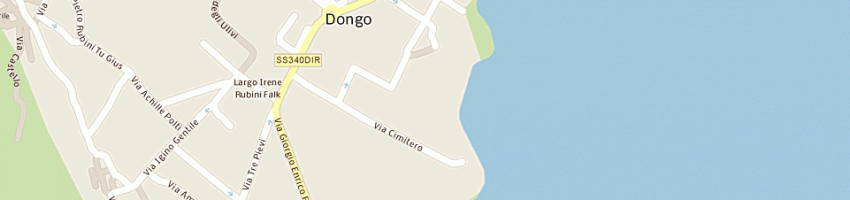 Mappa della impresa campeggio la breva sas a DONGO