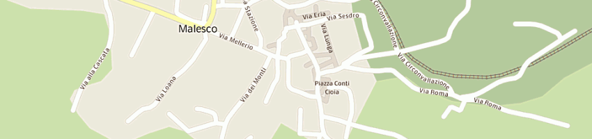 Mappa della impresa ruga vittorio a MALESCO
