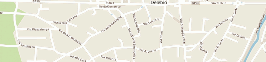 Mappa della impresa municipio di delebio a DELEBIO