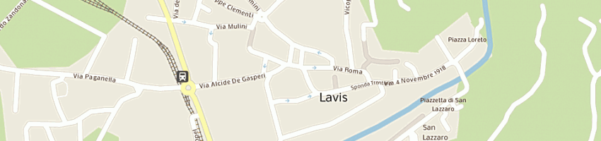 Mappa della impresa zanella aldo a LAVIS