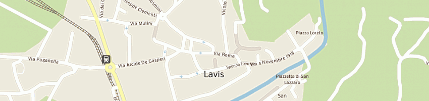 Mappa della impresa bar corona sas a LAVIS