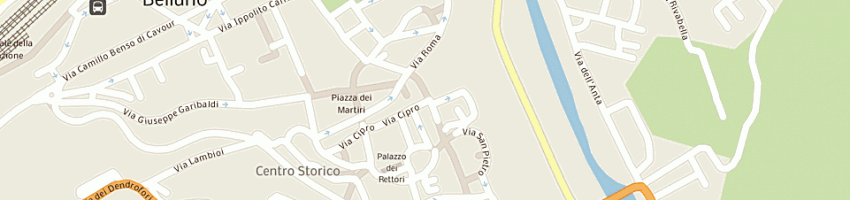 Mappa della impresa farmacia chiereghin dott paolo a BELLUNO