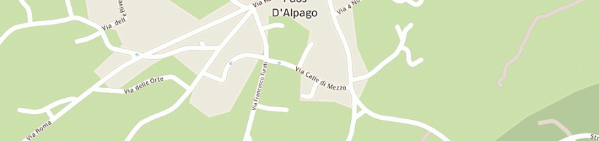 Mappa della impresa de pra' pietro franco a PUOS D ALPAGO