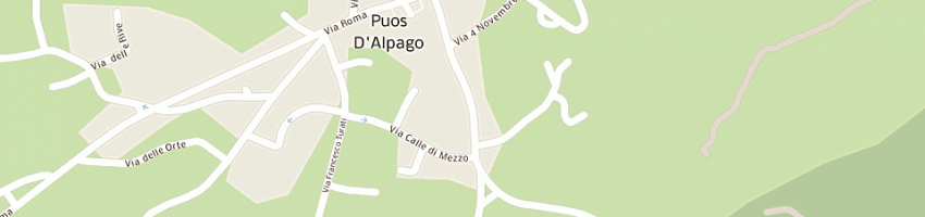 Mappa della impresa scuole elementari a PUOS D ALPAGO