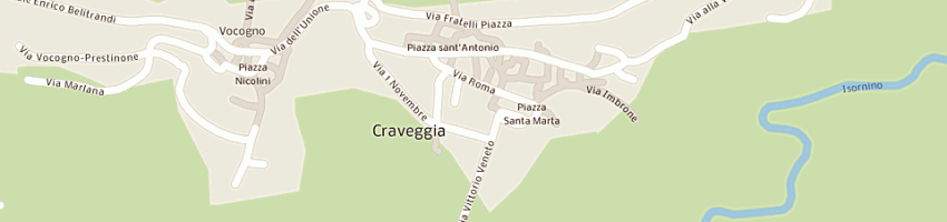 Mappa della impresa genzianella srl a CRAVEGGIA