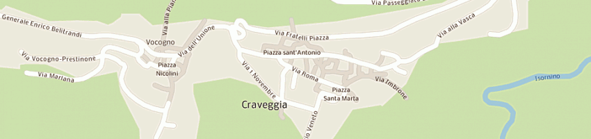 Mappa della impresa municipio di craveggia a CRAVEGGIA