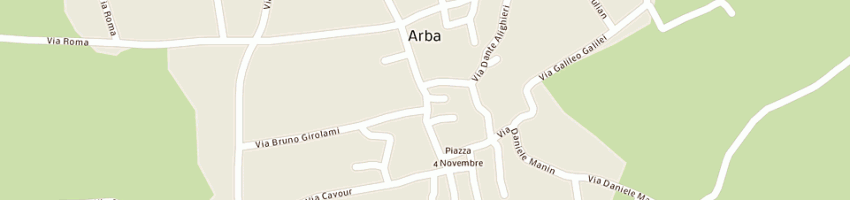Mappa della impresa ciprian fratelli a ARBA
