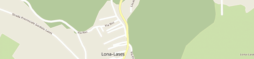 Mappa della impresa snc albergo al lago di avosani leonida e c a LONA LASES