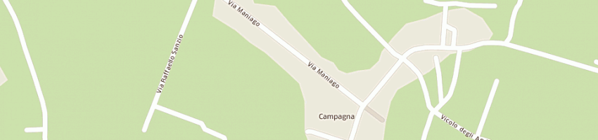 Mappa della impresa pivetta lino a MANIAGO