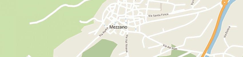 Mappa della impresa famiglia cooperativa di mezzano a MEZZANO