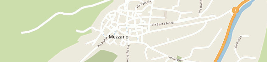 Mappa della impresa bettega giuseppe a MEZZANO
