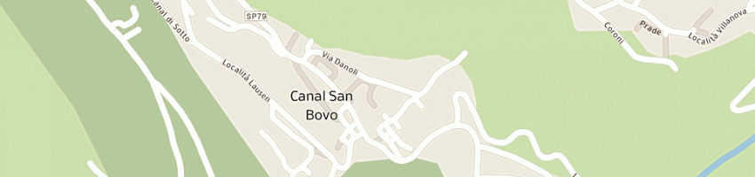 Mappa della impresa carabinieri a CANAL SAN BOVO