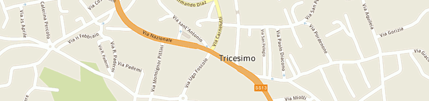 Mappa della impresa primus soc coop a TRICESIMO