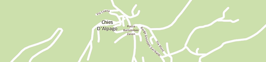 Mappa della impresa felix bar di sagrillo daniele a CHIES D ALPAGO