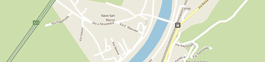 Mappa della impresa cassa rurale lavis valle di cembra a NAVE SAN ROCCO