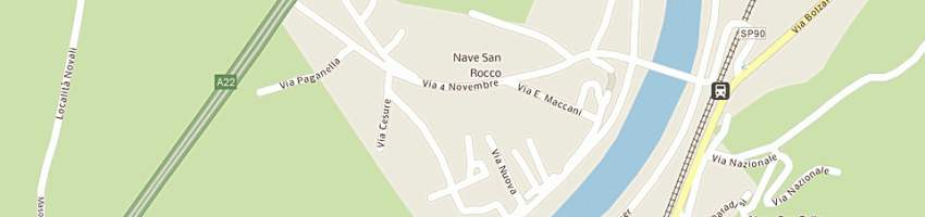 Mappa della impresa tabarelli mario a NAVE SAN ROCCO