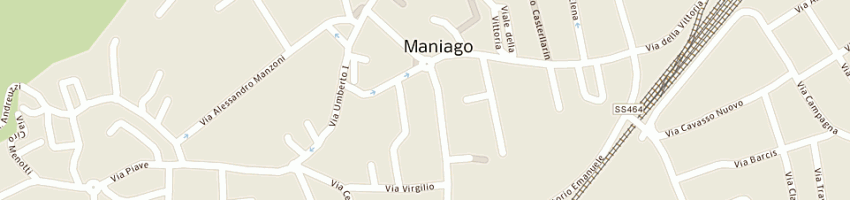 Mappa della impresa direzione didattica a MANIAGO