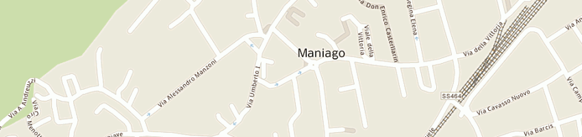 Mappa della impresa la precisa homes and business srl a MANIAGO