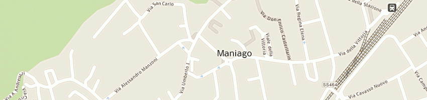 Mappa della impresa comunita' montana del friuli occidentale a MANIAGO