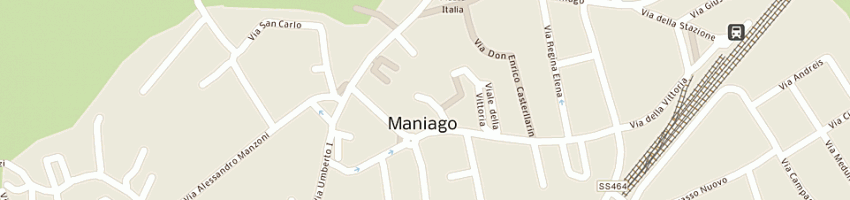 Mappa della impresa domenico aliprandi spa a MANIAGO