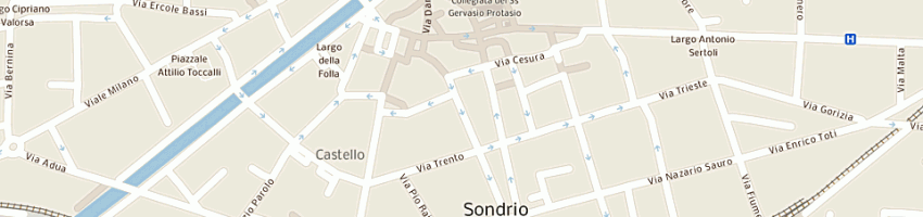 Mappa della impresa curti francesca a SONDRIO
