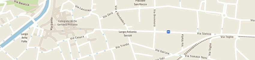 Mappa della impresa carabinieri a SONDRIO