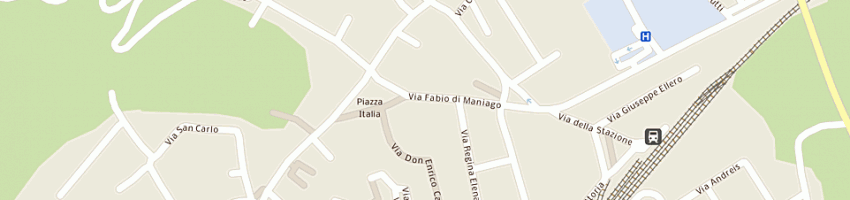 Mappa della impresa furlan nadia a MANIAGO