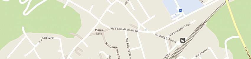 Mappa della impresa panificio pin di pin alida e marta snc a MANIAGO