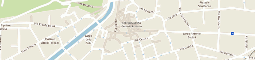 Mappa della impresa municipio di sondrio a SONDRIO