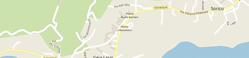 Mappa della impresa ristorante pizzeria fuentes a GERA LARIO