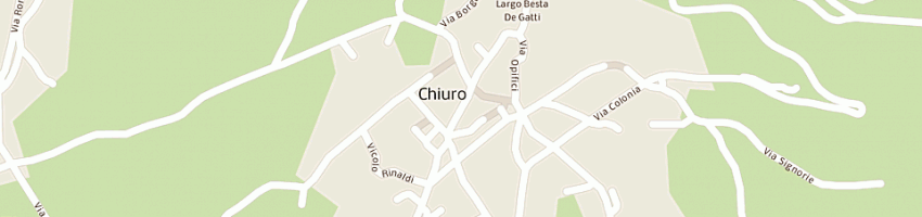 Mappa della impresa bar la corte a CHIURO