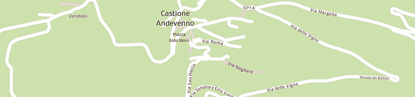 Mappa della impresa menegola athos a CASTIONE ANDEVENNO