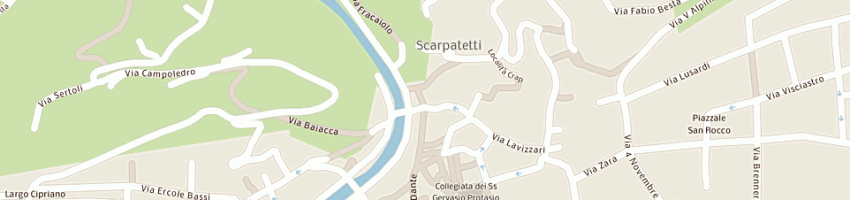 Mappa della impresa abbiati tessuti a SONDRIO