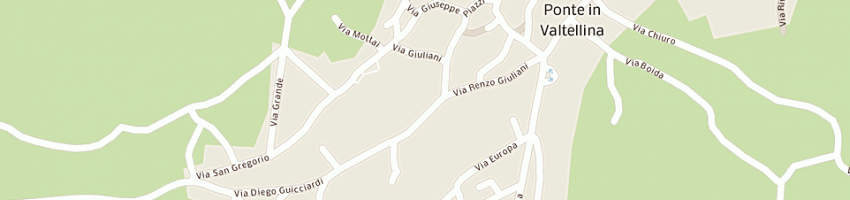 Mappa della impresa farmacia garlaschelli a PONTE IN VALTELLINA