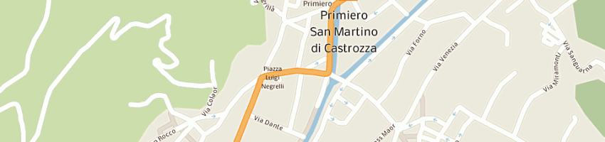 Mappa della impresa bar pasticceria genzianella a FIERA DI PRIMIERO