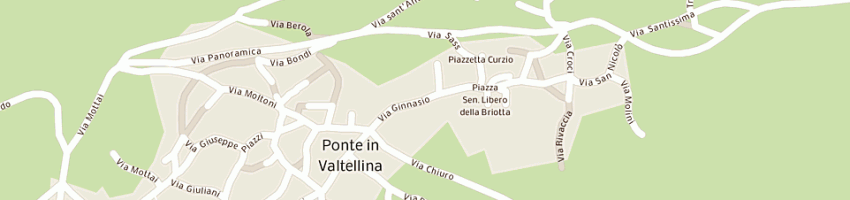 Mappa della impresa andreossi agostino a PONTE IN VALTELLINA