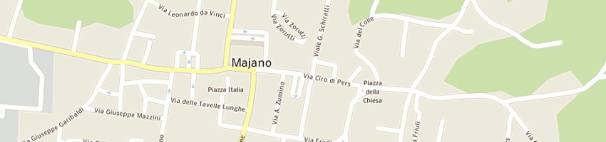 Mappa della impresa comune di majano a MAJANO