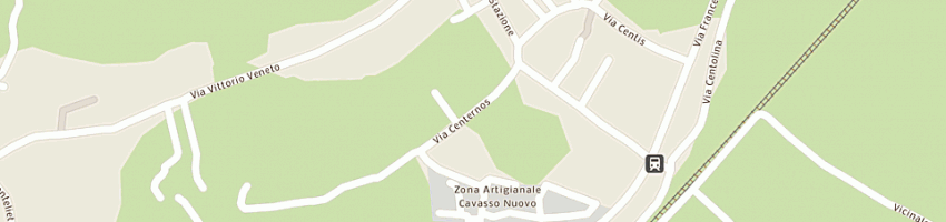 Mappa della impresa rizzetto danilo a CAVASSO NUOVO